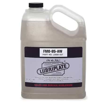 Lubriplate Fmo-85-Aw, 4/1 Gal Jugs, H-1/Food Grade Usp Mineral Oil Fluid, Iso-22, PK4 L0880-057